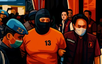 Ilustrasi - Polisi menghadirkan tersangka dalam kasus penembakan dua warga negara Australia di Polres Badung, Kamis 26 Juni 2025.