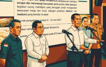Ilustrasi - Menteri Pertanian Andi Amran Sulaiman beberkan temuan beras bermasalah dalam konferensi pers di Kantor Kementan pada Jumat, 27 Juni 2025.