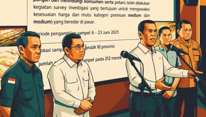 212 Merek Beras Bermasalah: Pemerintah Temukan Pelanggaran Berat, Potensi Kerugian Rp 99 Triliun