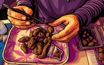 Ilustrasi - Seorang staf menyiapkan kuncup bunga mariyuana untuk seorang pelanggan di sebuah toko ganja setelah Thailand mulai melarang penjualan ganja kepada mereka yang tidak memiliki resep, di Bangkok, Jumat, 27 Juni 2025.