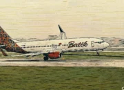 Pesawat Batik Air PK-LDJ Nyaris Tergelincir di Bandara Soetta Saat Hujan Lebat