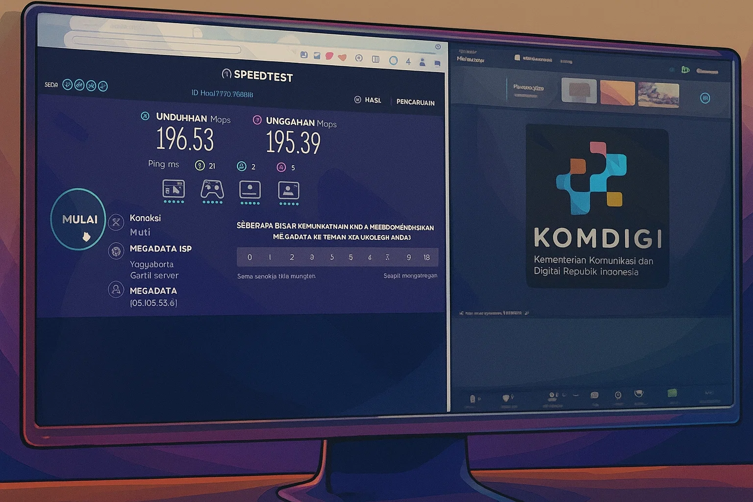 Ilustrasi - Kementerian Komunikasi dan Digital menyediakan layanan internet cepat di salah satu sekolah rakyat yang berlokasi di Yogyakarta pada Minggu 29 Juni 2025.