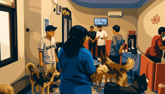 Rumah Kos Jadi Tempat Pembiakan Anjing Tanpa Izin, Warga Surabaya Barat Resah