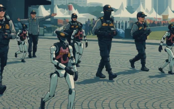 Ilustrasi - Mabes Polri buka suara terkait kehadiran sejumlah robot yang menarik perhatian publik menjelang peringatan HUT ke-79 Bhayangkara di Lapangan Monas, Jakarta Pusat. Kehadiran robot-robot ini merupakan bagian dari strategi Polri dalam memanfaatkan teknologi untuk mendukung tugas-tugas kepolisian ke depan.