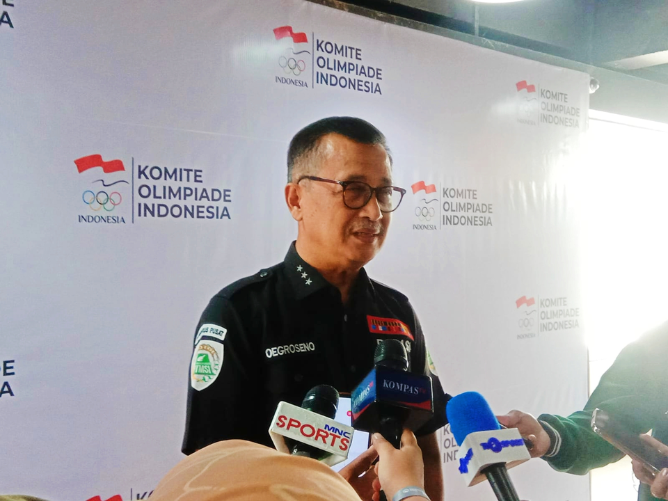 Ketua Umum Pengurus Pusat Persatuan Tenis Meja Seluruh Indonesia (PP PTMSI), Komjen Pol (Purn) Oegroseno. (Beritasatu/Hendro Situmorang)