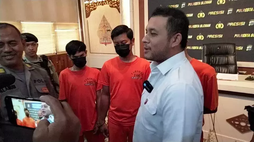 Kasatreskrim Polresta Sleman AKP Wahyu Agha Ari Septian (Beritasatu/Chandra Adi Nurwidya)