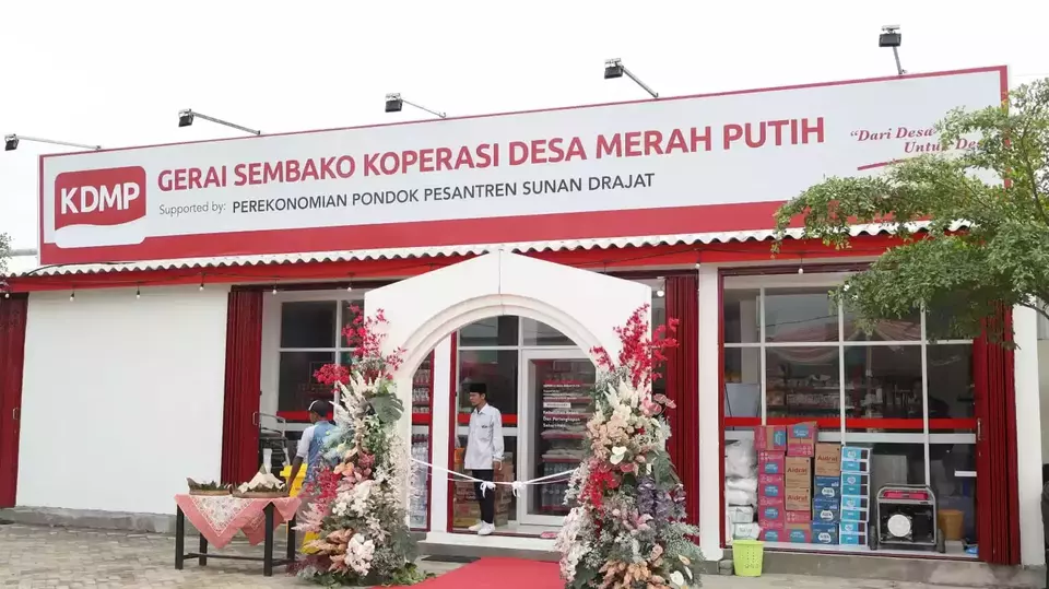 Pembukaan Gerai Sembako Kopdes Merah Putih di Desa Dapet, Kecamatan Balongpanggang, Kabupaten Gresik. (Istimewa)