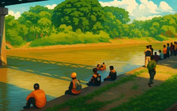 Ilustrasi - Tim SAR gabungan dari Basarnas, BPBD, dan relawan masih melakukan pencarian mahasiswi yang nekat terjun dari Jembatan Jurug ke Bengawan Solo, Senin, 1 Juli 2025.