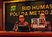 Ilustrasi - Polisi menunjukan tersangka pasutri yang mencuri kacamata di mal.