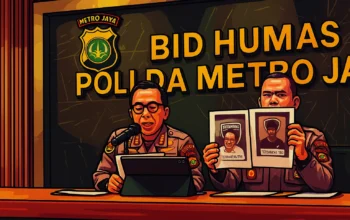 Ilustrasi - Polisi menunjukan tersangka pasutri yang mencuri kacamata di mal.