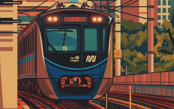 Ilustrasi - Rangkaian kereta MRT melintas menuju stasiun di Jakarta, Kamis (20/10/2022). Setelah penaikan pada 3 September 2022, rata-rata pengguna MRT per hari mengalami kenaikan rata-rata sebesar 3,8 persen dari 61.014 orang per hari menjadi 63.339 orang per hari.