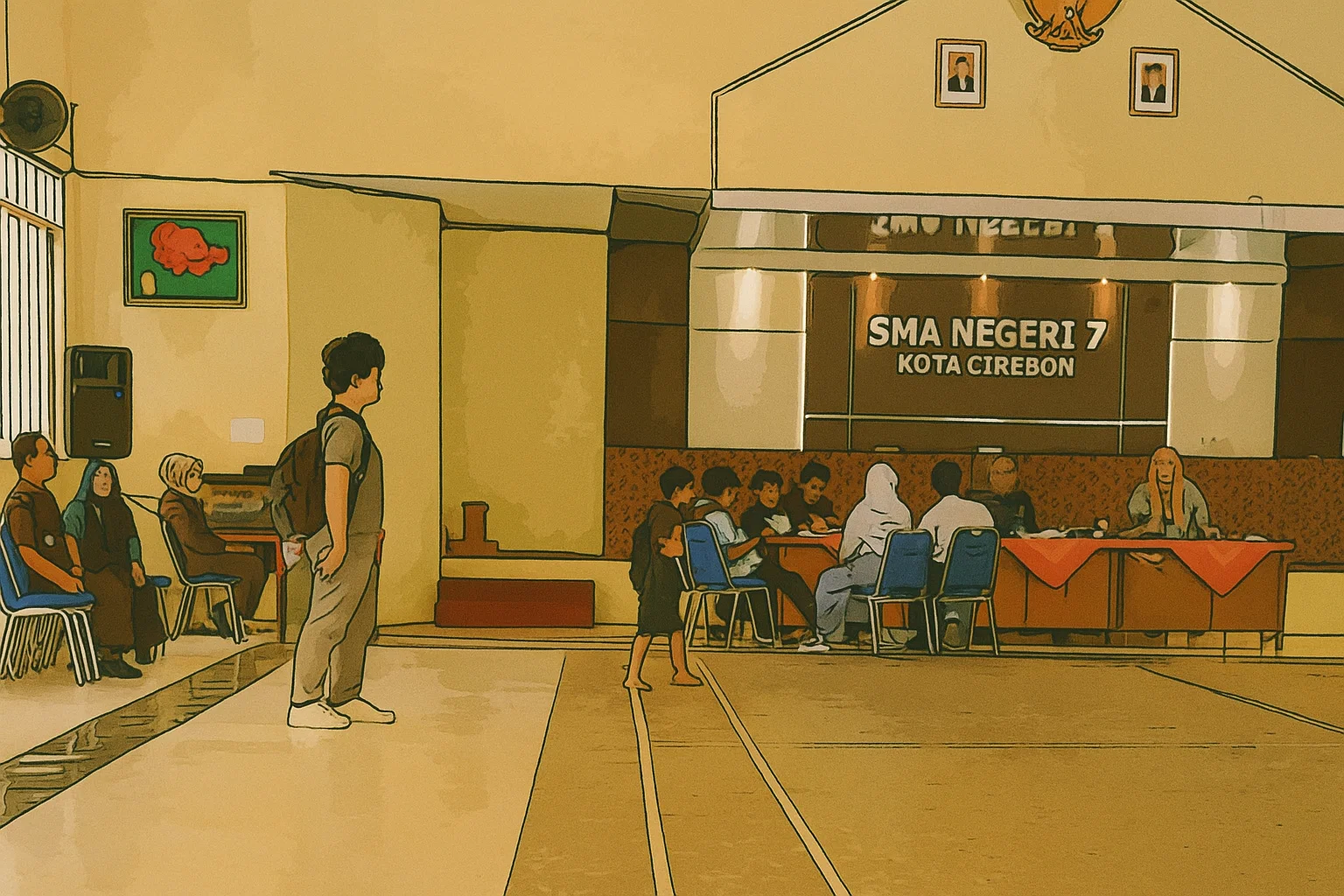 Ilustrasi - Kejaksaan Negeri (Kejari) Kota Cirebon saat melaksanakan pemeriksaan di SMAN 7 terkait kasus dugaan pemotongan dana PIP.