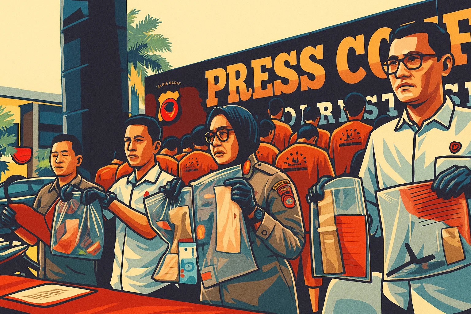 Ilustrasi - Kapolresta Cirebon Kombes Pol Sumarni menunjukkan barang bukti kasus pencurian dua emas batangan di Desa Gebang Ilir, Kecamatan Gebang, Kabupaten Cirebon yang dilakukan oleh orang kepercayaan korban.