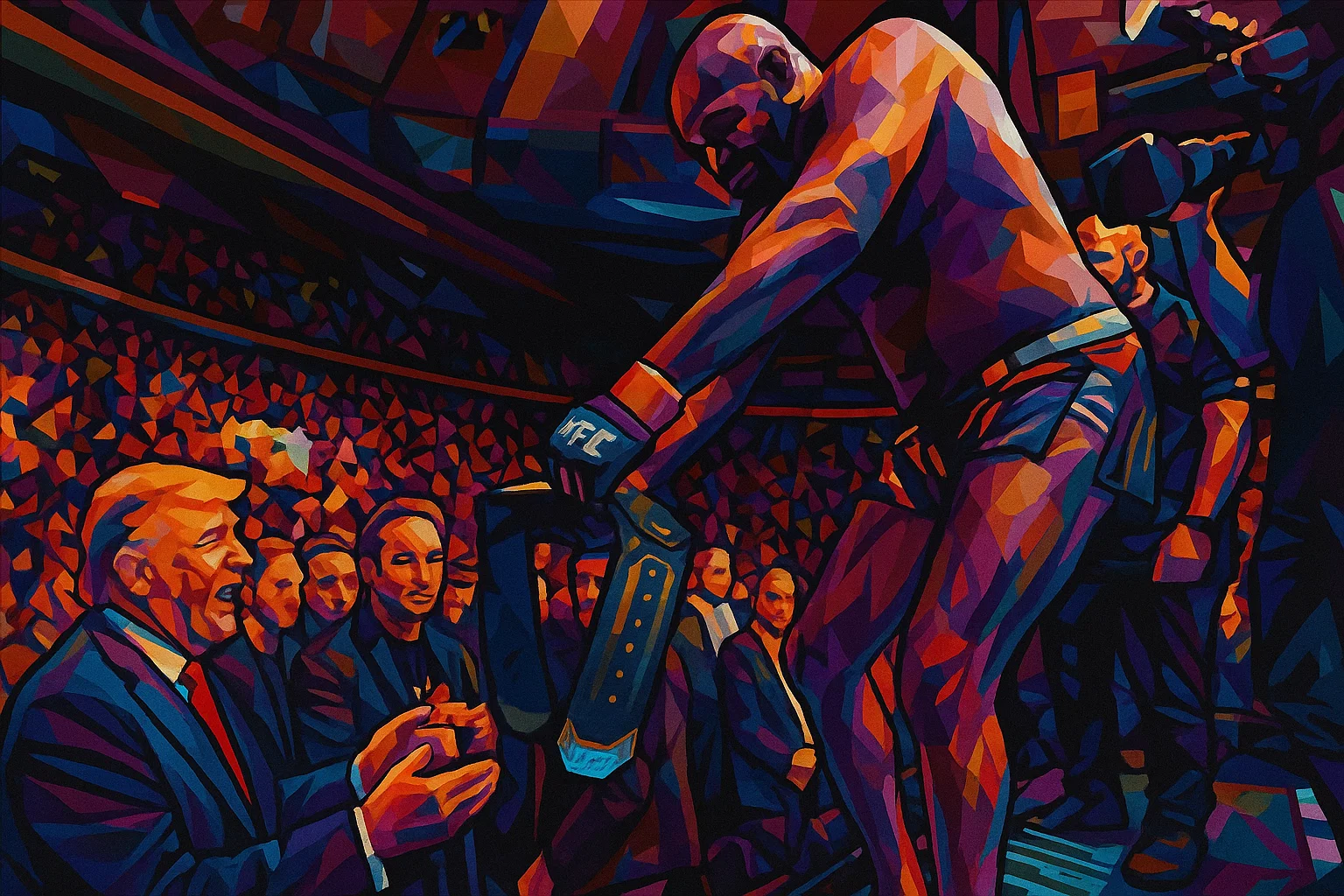 Ilustrasi - Donald Trump menyatakan keinginannya untuk mengadakan pertarungan UFC seni bela diri campuran di kompleks Gedung Putih.