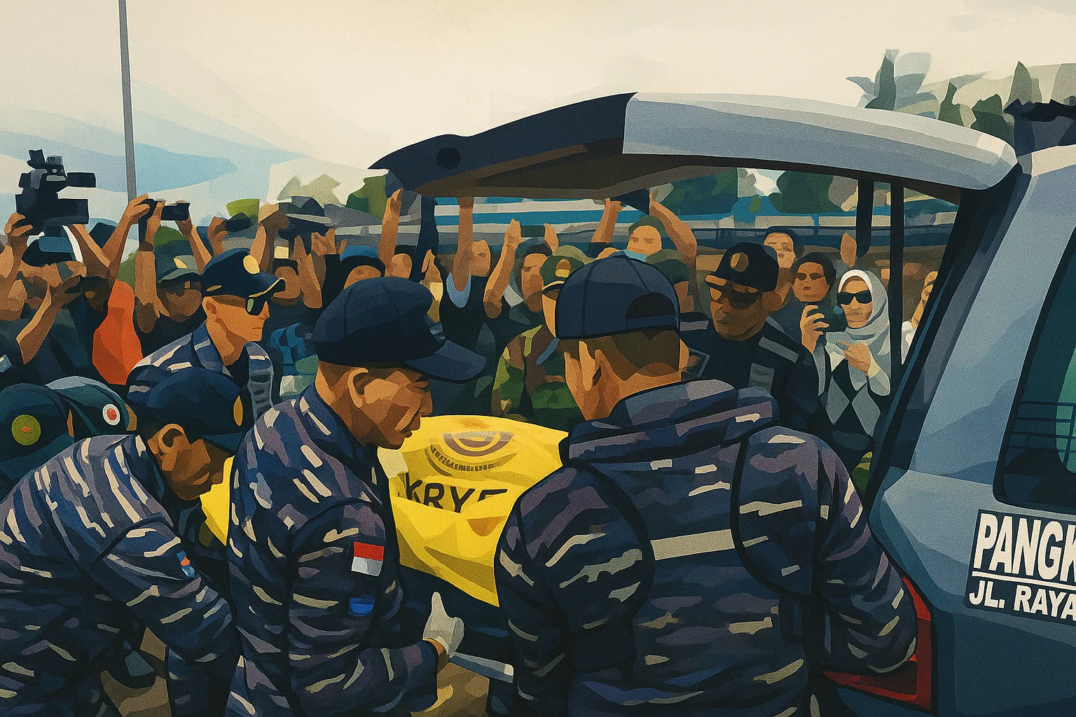 Ilustrasi - KMP Tunu Pratama Jaya, kapal tenggelam Selat Bali, kecelakaan laut, SAR Selat Bali, korban kapal tenggelam, berita Banyuwangi, evakuasi korban, TNI AL, Basarnas, ferry tenggelam 2025