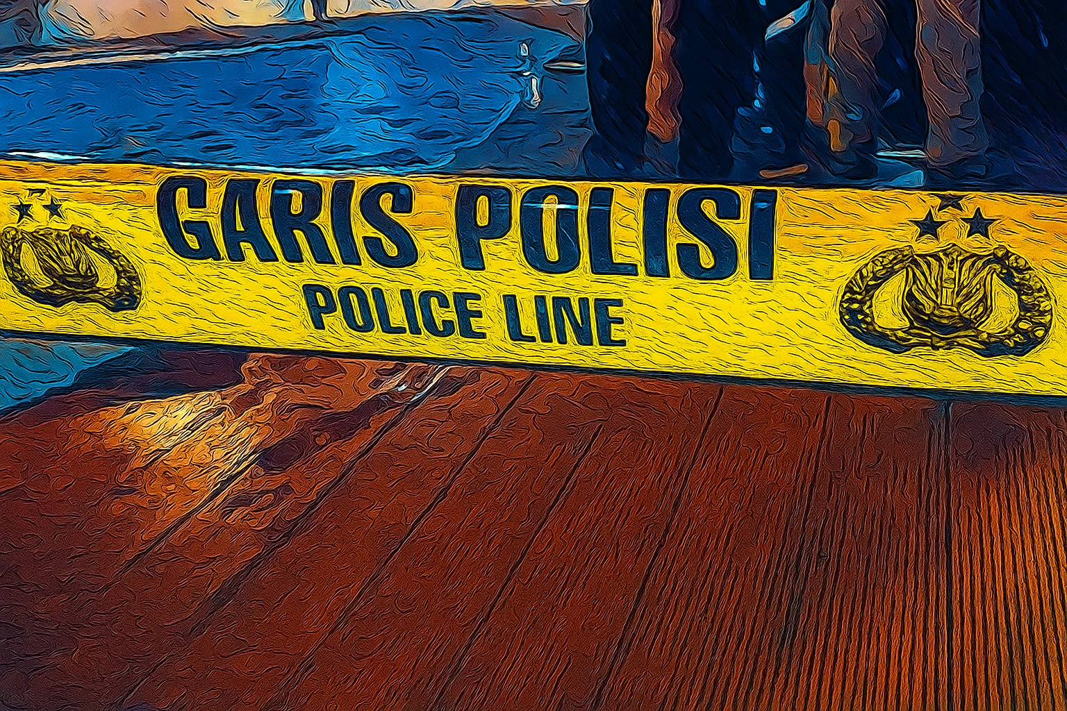 Ilustrasi - Garis Polisi.