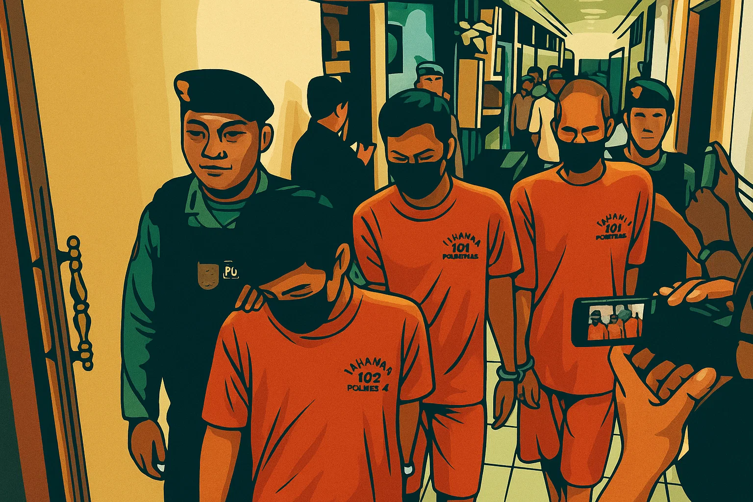 Ilustrasi - Salah satu tersangka kasus penganiayaan terhadap AML (22) yang merupakan pacar driver ojek online Shopee Food ternyata baru pulang menunaikan ibadah haji.