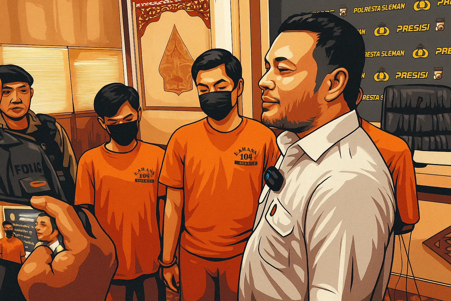 Ilustrasi - Kasatreskrim Polresta Sleman AKP Wahyu Agha Ari Septian.