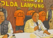 Ilustrasi - Konferensi pers terkait penangkapan tiga tersangka grup Facebook Gay Lampung dan Gay Bandar Lampung di Mapolda Lampung, Senin (7/7/2025). (Beritasatu/Triyono).
