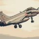 Ilustrasi - Jet tempur Rafale buatan Prancis lepas landas pada hari pembukaan Aero India 2021 di pangkalan udara Yelahanka di Bengaluru, India, Rabu, 3 Februari 2021.