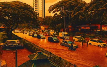 Banjir Jakarta 8 Juli 2025 Meluas ke 46 RT, Ketinggian Air Capai 1,3 Meter