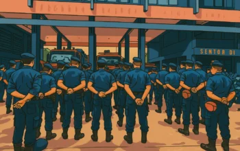 Ilustrasi - Petugas Damkar melakukan evakuasi di Cengkareng, Jakarta Barat.