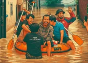 Ilustrasi - Luapan Kali Bekasi rendam 70 rumah di Margahayu, Bekasi Timur, pada Selasa 8 Juli 2025.