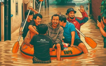 Kali Bekasi Meluap, Banjir Capai 2 Meter di Margahayu Bekasi Timur