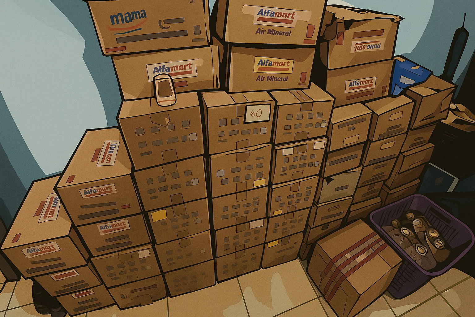 Ilustrasi - Barang kadaluwarsa dijual oknum Satpol PP di Tangsel.