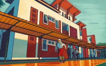 Ilustrasi - Sekolah rakyat di Sentra Handayani, Bambu Apus, Jakarta Timur.