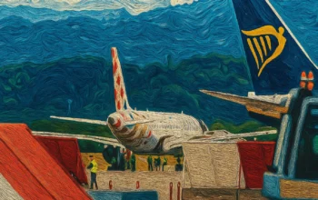 Ilustrasi - Insiden Tragis di Bandara Milan: Pria Tewas Tersedot Mesin Pesawat Volotea.