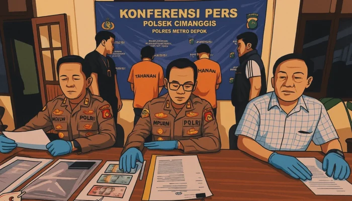 Pasutri Muda Tipu Konter Tunai dengan Bukti Transfer QRIS Palsu, Rugikan Rp 15 Juta