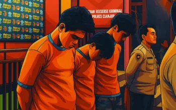 Ilustrasi - Polisi menangkap tiga pelaku dan mengamankan barang bukti senjata tajam dalam bentrok di Cianjur.