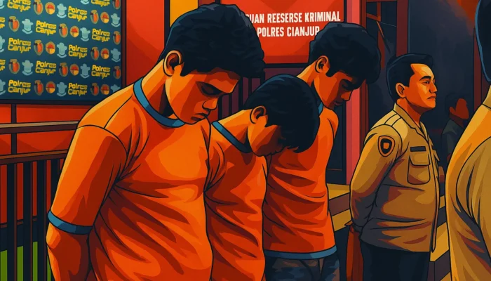 Bentrokan Antarwarga di Cianjur: Satu Tewas, Tiga Pelaku Ditangkap