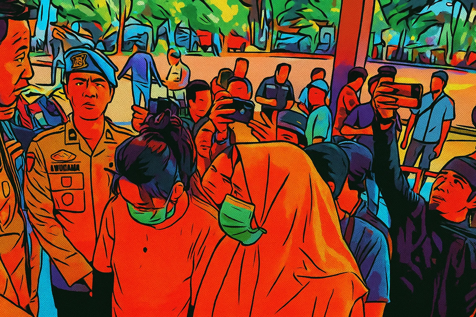 Ilustrasi - Seorang ibu dan anaknya di Lebak, Banten, yang membuang bayi ke got RSUD Adjidarmo ditangkap polisi, Kamis 11 Juli 2025.
