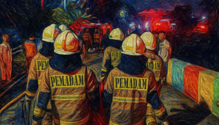 Kebakaran di Makasar Jakarta Timur Hanguskan 5 Rumah, Satu Warga Tewas Terjebak Api