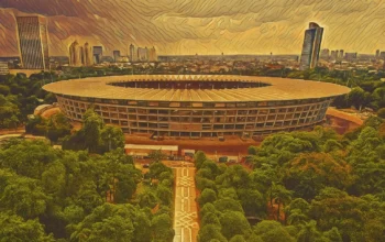Ilustrasi - Gelora Bung Karno (GBK).