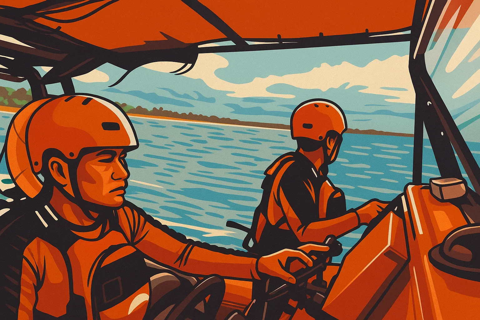 Ilustrasi - Tim SAR gabungan saat melakukan pencarian korban kapal terbalik yang membawa rombongan DPRD dan pegawai Pemkab Kepulauan Mentawai pada Senin, 14 Juli 2025.