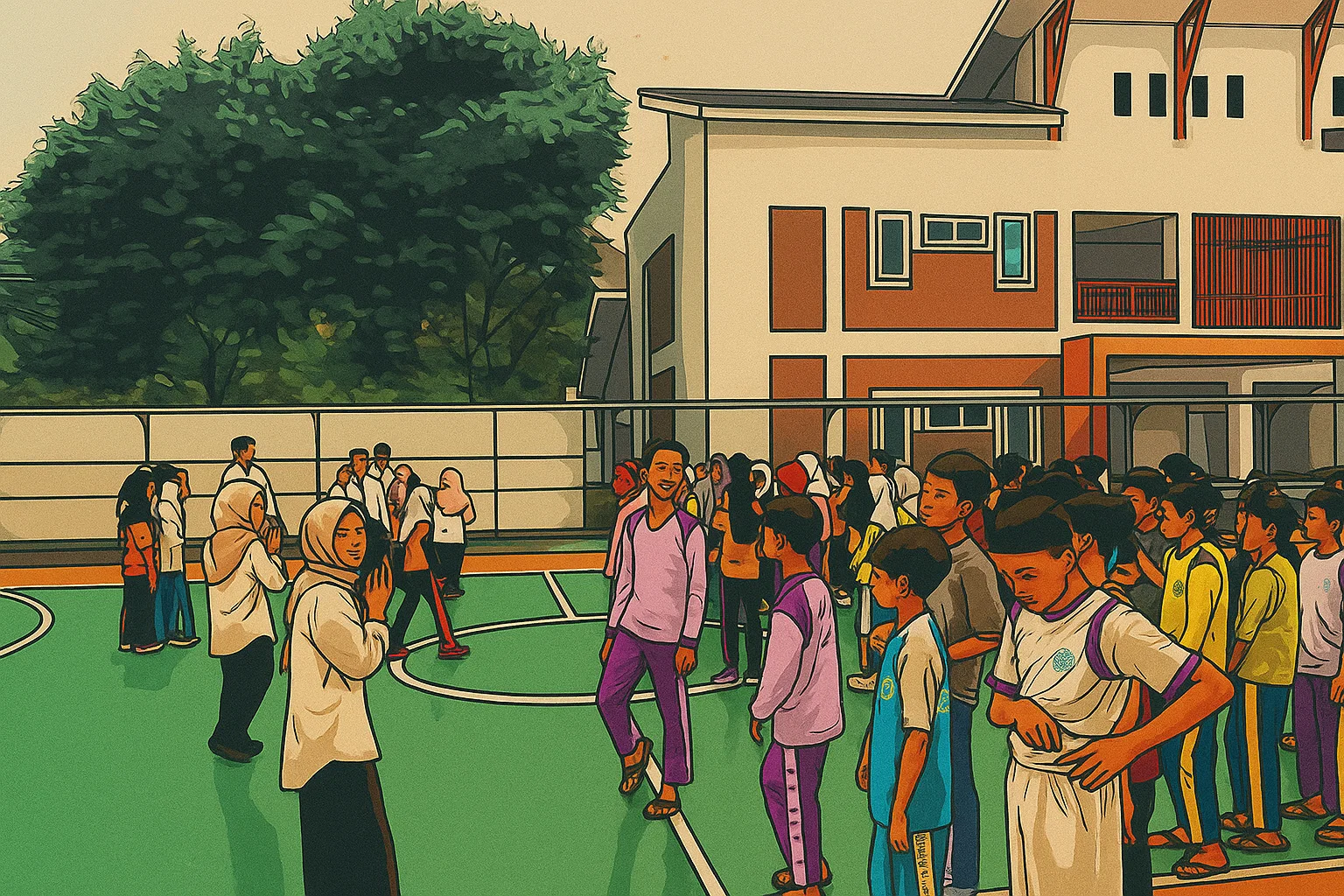 Ilustrasi - Sekolah rakyat di Sentra Handayani, Cipayung, Jakarta Timur, tak hanya fokus pada pelajaran akademik. Sekolah ini justru menekankan pentingnya keseimbangan antara pendidikan intelektual, emosional, dan spiritual. Salah satu cara unik yang diterapkan adalah mengajak para siswa untuk melakukan refleksi diri setiap malam sebelum tidur.