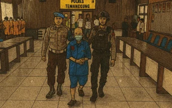 Cemburu Buta, Mantan Kades di Temanggung Bacok Istri Saat Masak