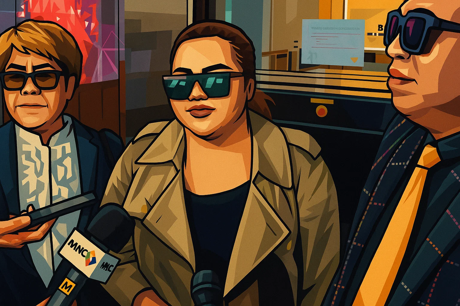 Ilustrasi - Selebgram Lisa Mariana (tengah) bersama kuasa hukumnya, Jonboy Nababan.