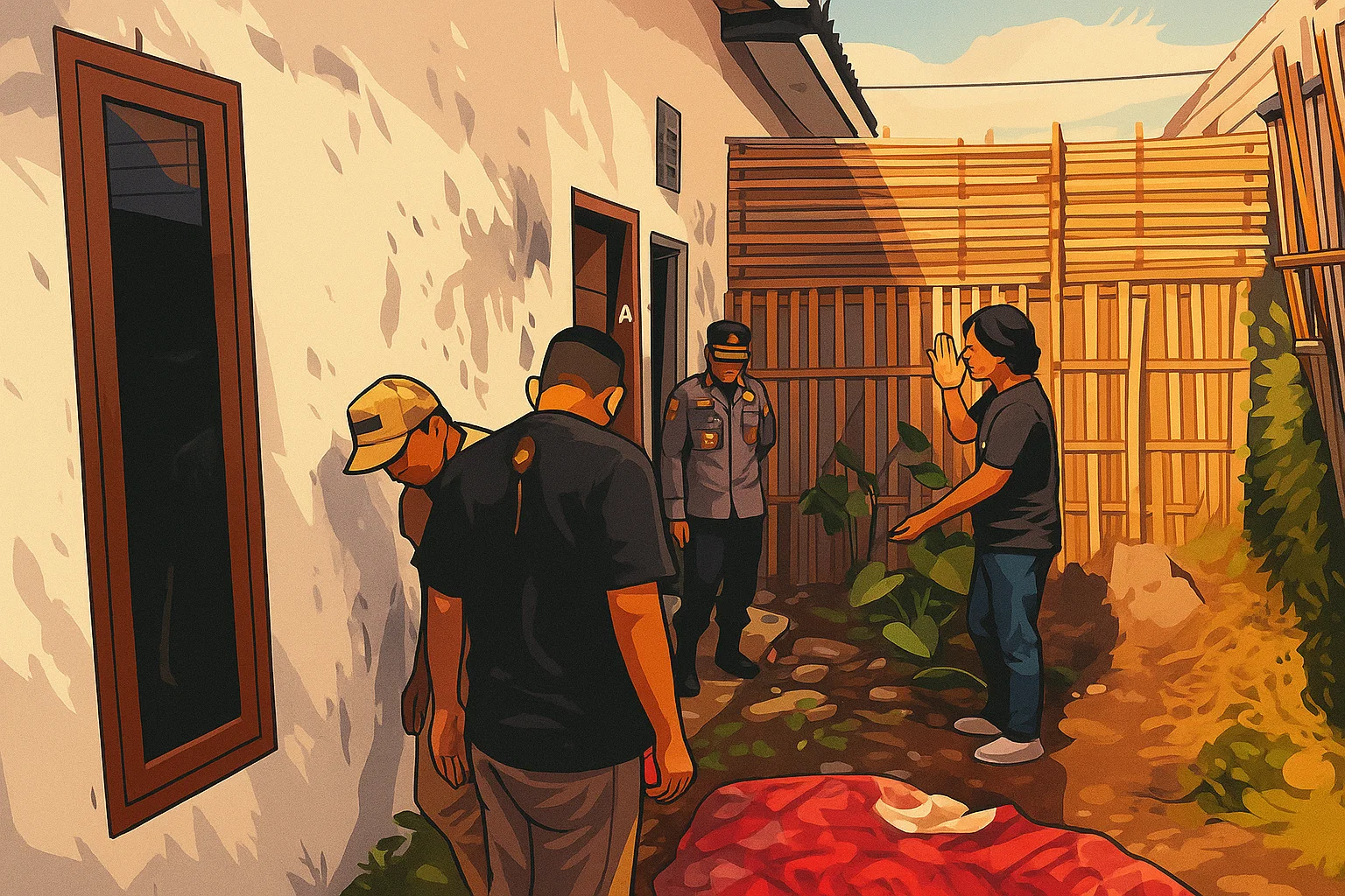 Ilustrasi - Penemuan makam bayi di halaman belakang rumah kontrakan mahasiswa di Kelurahan Antirogo, Kecamatan Sumbersari, Jember, Selasa, 22 Juli 2025.