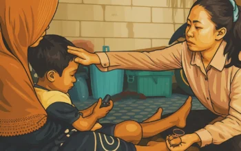 Ilustrasi - Anak yang dibawa kabur ayahnya dan kemudian disiksa untuk meneror ibunya di Demak, Jawa Tengah.