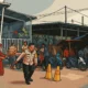 Ilustrasi - Polisi Jaga Stasiun Tigaraksa Buntut Perselisihan Opang dan Taksi Online .