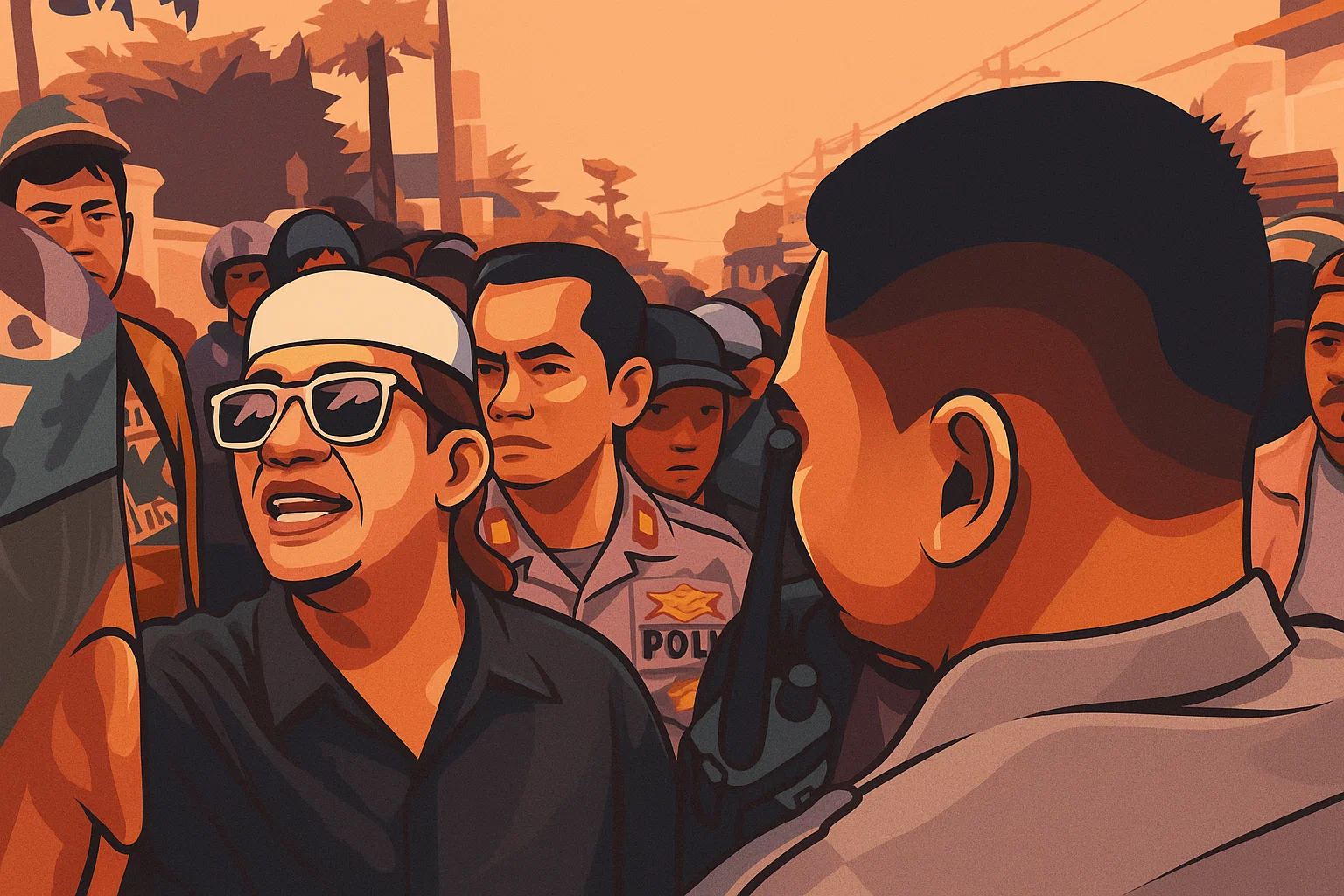 Ilustrasi - Habib Bahar dan Pengikutnya Geruduk Pelantikan PWI LS Jabodetabek.
