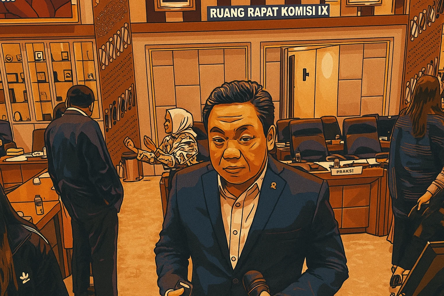 Ilustrasi - Wakil Ketua Komisi IX DPR RI Charles Honoris jelaskan terkait Komisi IX DPR RI menggelar rapat audiensi bersama Pengurus Pusat Perhimpunan Dokter Paru Indonesia (PDPI).