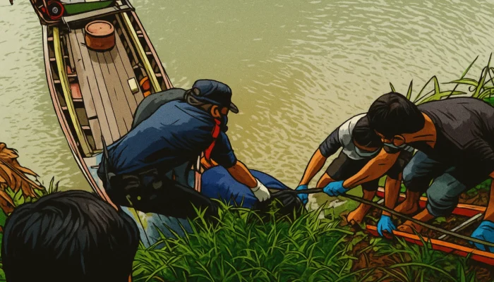 Mayat Wanita Ditemukan dalam Tong Plastik di Sungai Cisadane, Polisi Ungkap Ciri dan Dugaan Kekerasan