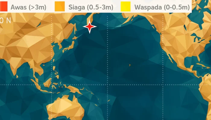 BMKG Keluarkan Peringatan Tsunami Usai Gempa M 8,7 Guncang Kamchatka Rusia