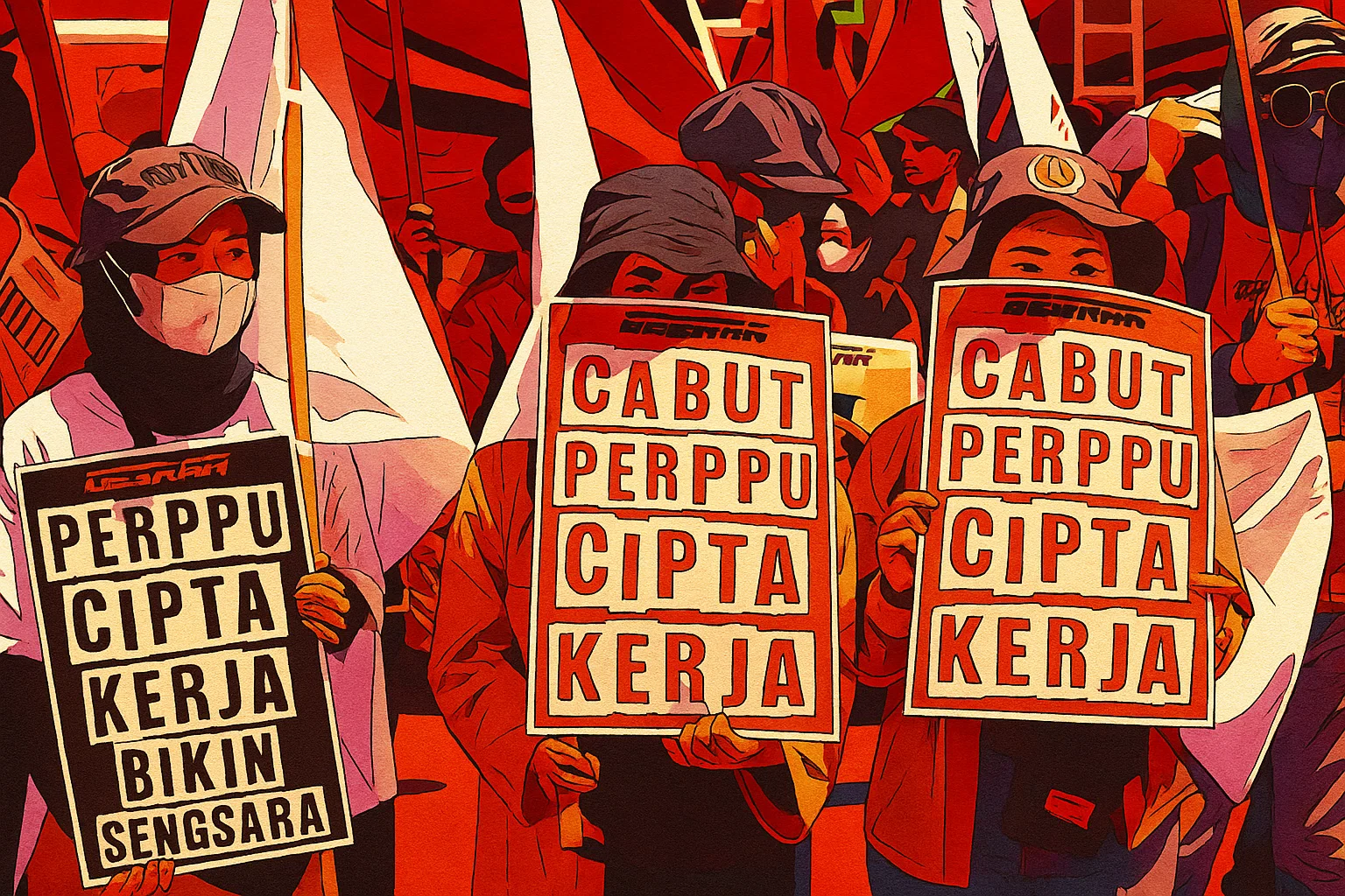 Ilustrasi - UU Cipta Kerja menuai kontroversi karena mengubah pasal-pasal penting ketenagakerjaan.