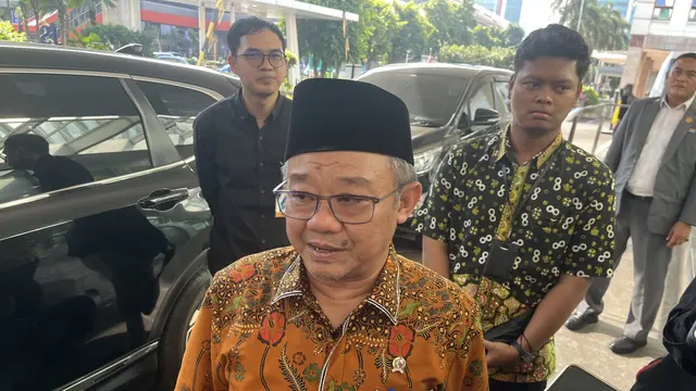 Menteri Pendidikan Dasar dan Menengah (Mendikdasmen) Abdul Mu'ti. (Liputan6/Winda Nelfira)